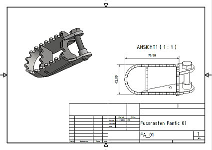 Fussrasten Fantic